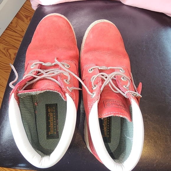 Timberland Waterproof Men's Red Work Boots - Picture 6 of 6